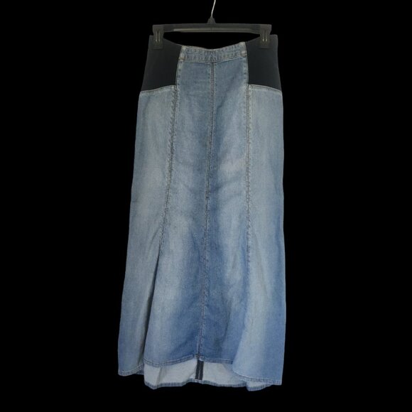 BCBGMaxAzria Denim Maxi Skirt - Picture 2 of 7